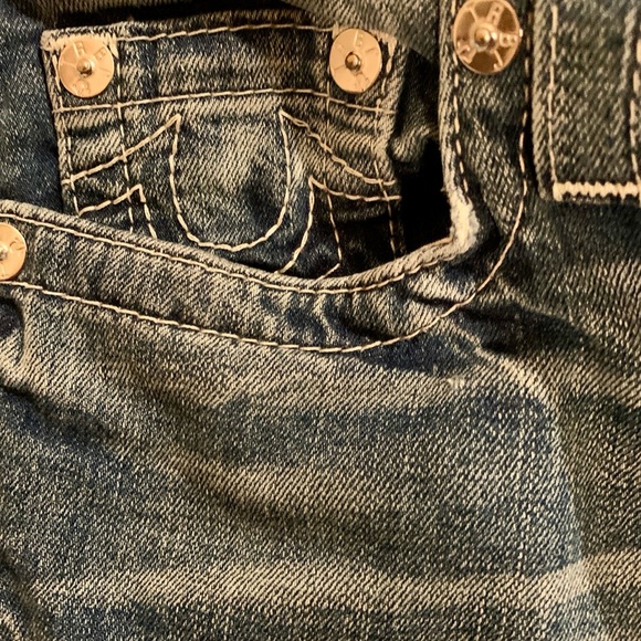 True Religion size 27 Blue Denim Jeans.Please see last picture for measurements. - Picture 4 of 8